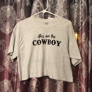 Cowboy Getter crop top!